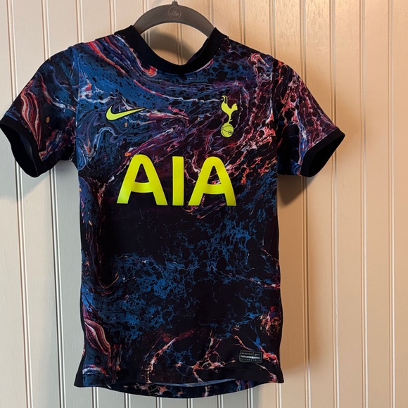 Tottenham Hotspur Kids Jersey - Blue and Neon Green - Picture 1 of 3